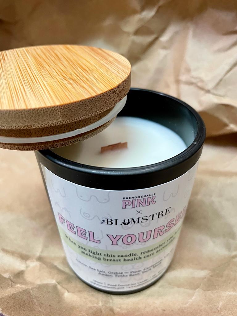 Feel Yourself Soy Wax Candle - The Blomstre x PP Special Edition (180ml)