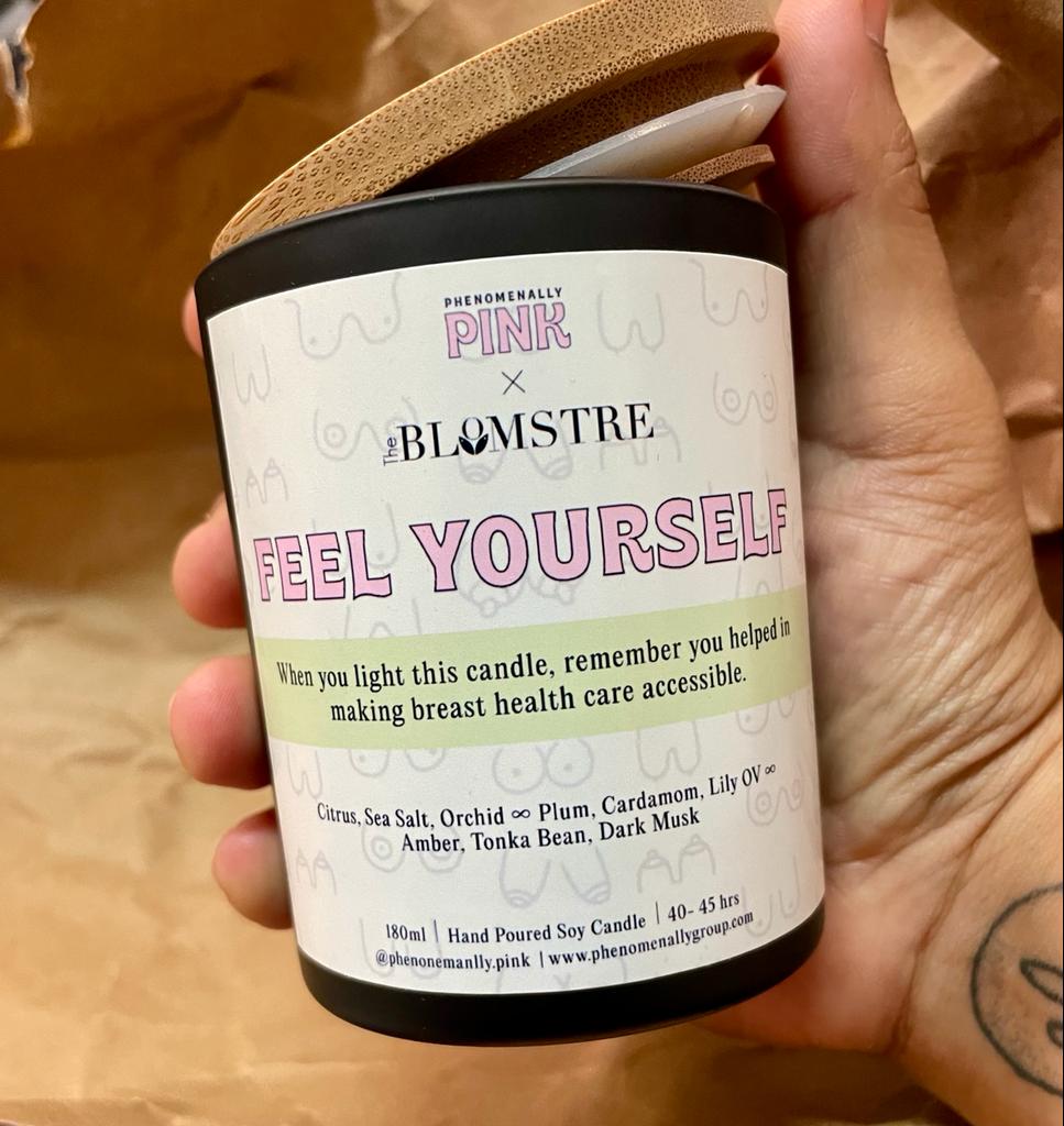 Feel Yourself Soy Wax Candle - The Blomstre x PP Special Edition (180ml)