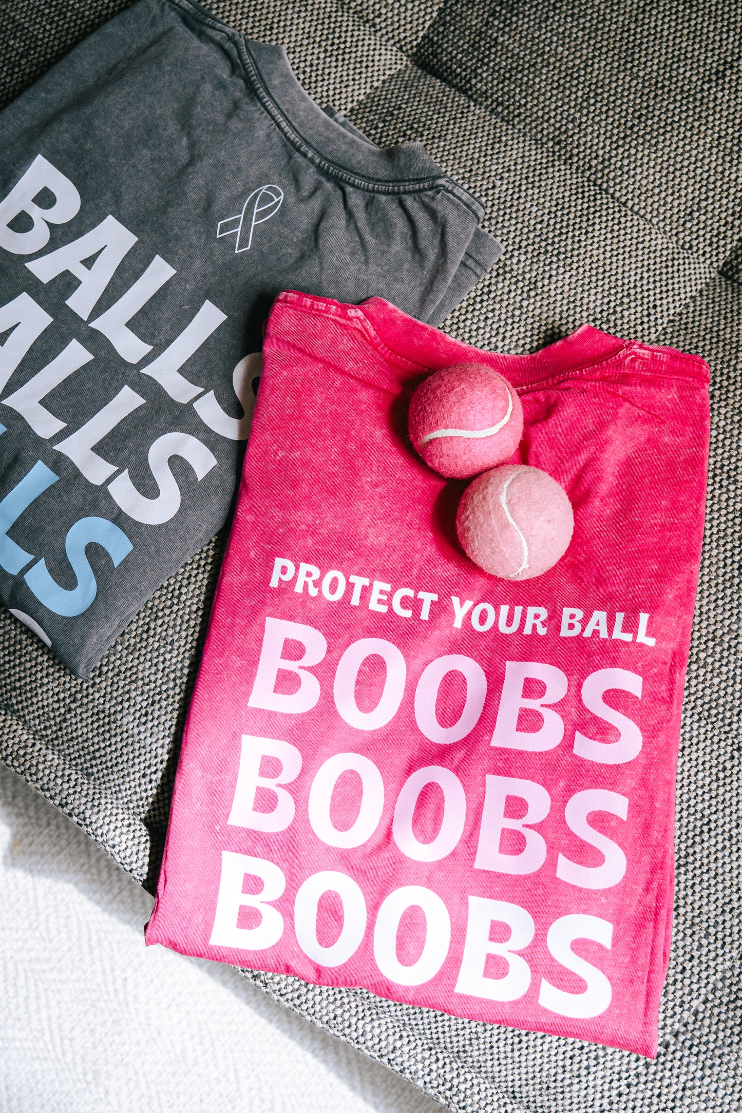 Balls Balls Balls Awareness - Oversized T-shirt Style