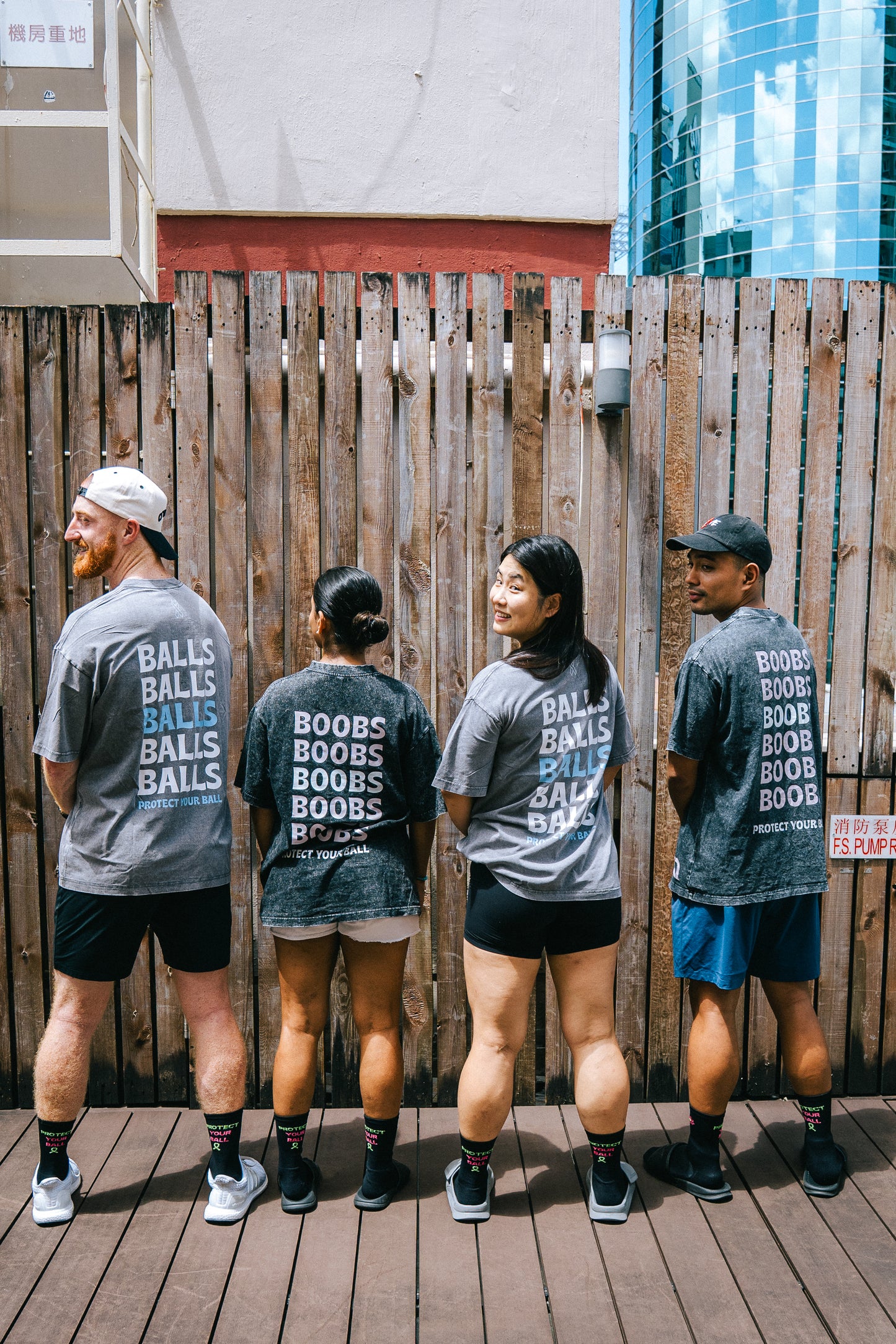 Balls Balls Balls Awareness - Oversized T-shirt Style