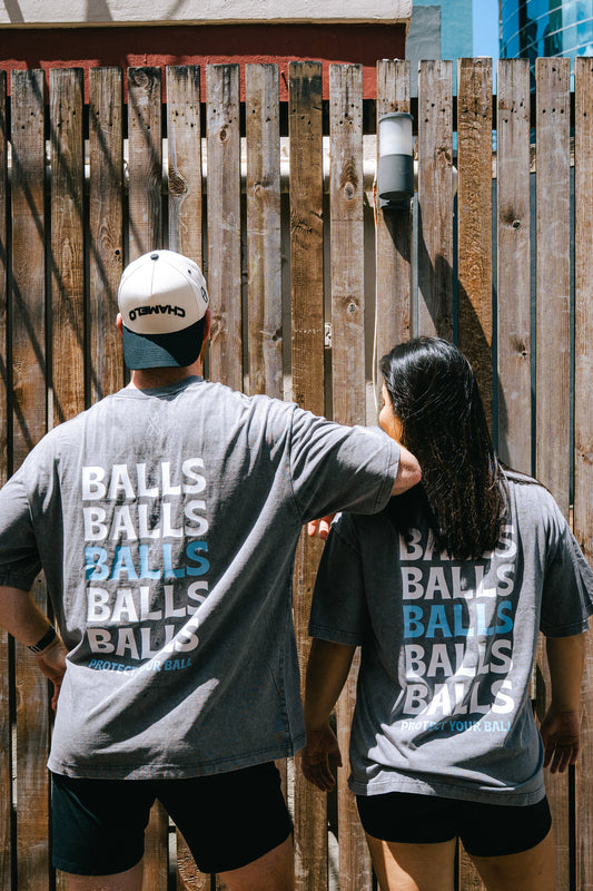 Balls Balls Balls Awareness - Oversized T-shirt Style