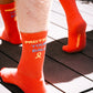 PYB25 Pink Mid Crew Socks