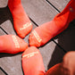 PYB25 Pink Mid Crew Socks