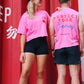 Protect Your Cherries 2025 Pink Tee - She Runs Collective x Phenomenally Pink
