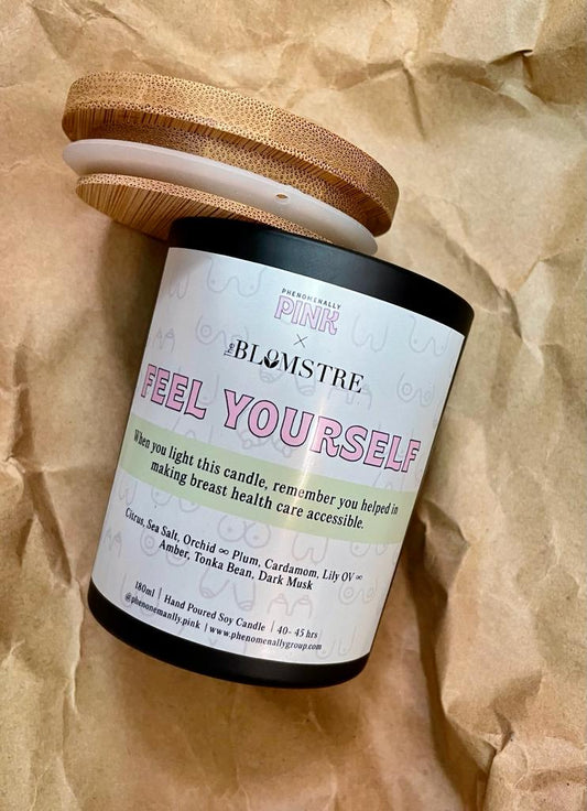 Feel Yourself Soy Wax Candle - The Blomstre x PP Special Edition (180ml)